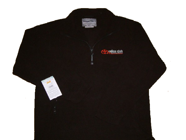 Fleece - Black 1/2 Zip